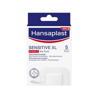 Hansaplast Sensitive XL 6 x 7,5 cm 5 unità — Cerotto