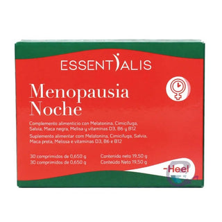 Essentialis Heel Menopausia Noche 30 comprimidos 