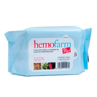 Toallitas Hemofarm Plus 40 piezas 