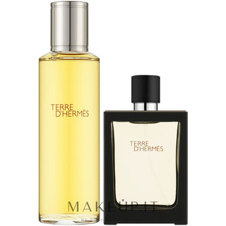 Hermès Terre d'Hermès Eau de Parfum Uomo Ricaricabile 30ml Set 2 Pezzi — Eau de Parfum