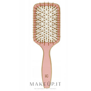 Ilu Spazzola in bambù con paletta — Spazzola capelli