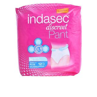 Indasec Pant Plus talla mediana 12 unidades 