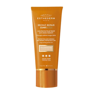 Esthederm Bronz Repair Sunkissed Tratamiento Protector Antiarrugas con Color Sol Fuerte 50ml 