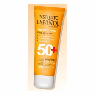 Instituto español Crema Solare Viso Aloe Vera SPF50 75ml — Crema solare viso