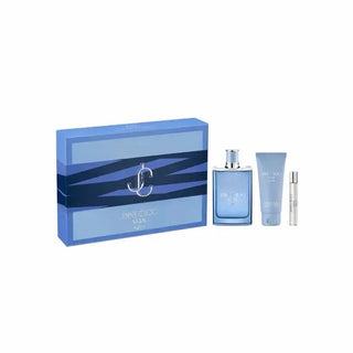 Jimmy Choo Man Aqua Eau De Toilette Spray 100ml Set 3 Stück 