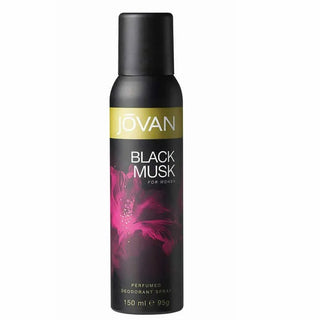 Jovan Desodorante en Spray Perfumado de Musk Negro 150ml 