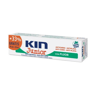 Kin Dentifricio Junior Mint Mild 75ml+25ml — Dentifricio