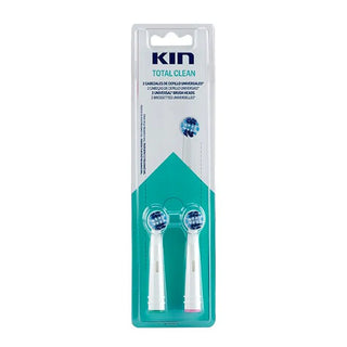 Elektrische Zahnbürste Kin: Ersatz Total Clean 2 Stück 