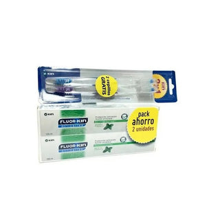 Kin Dentifricio Fluorkin 125 ml Set 4 pezzi — Dentifricio