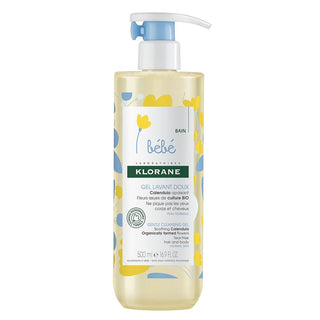 Klorane Bébé Gel Rensende Skånsom Beroligende Calendula 500ml 