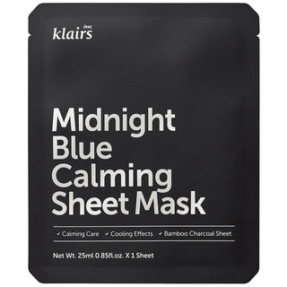 Mascarilla de tejido calmante azul noche Klairs 25 ml 
