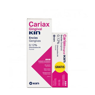 Kin Cariax Collutorio Gengivale 500ml + Dentifricio 75ml — Collutorio + dentifricio