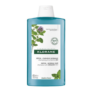 Klorane Aquatique Shampoo Detox med Mynte 400ml 