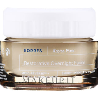 Korres White Pine Restorative Overnight Crema Viso 40 ml — Crema viso notte