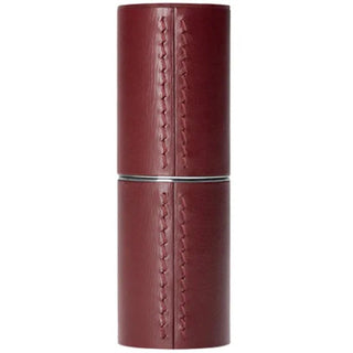 La bouche rouge Custodia per rossetto in pelle color cioccolato — Custodia