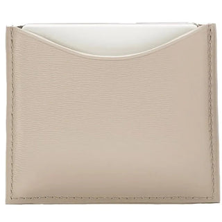 La bouche rouge Custodia compatta in pelle beige — Custodia