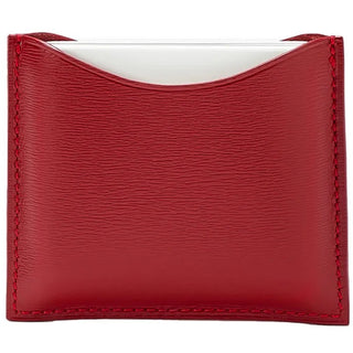La bouche rouge Custodia compatta in pelle rossa — Custodia