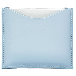 La bouche rouge Custodia compatta in pelle blu — Custodia