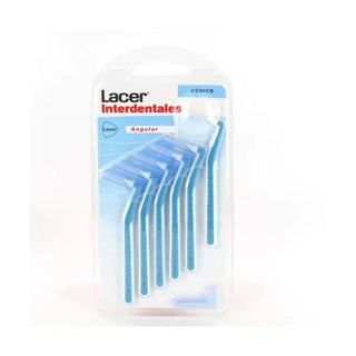 Cepillo interdental angular cilíndrico cónico Lacer 6 unidades 