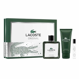 Lacoste Original Eau de Parfum Spray 100ml gaveæske med 3 dele 