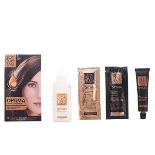 Llongueras Optima Tinte Permanente para el cabello Sin Amoníaco 5 Castaño Claro 