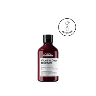 Champú sin sulfatos L'Oreal Professionnel Vitamino Color Spectrum, para cabello teñido, fija el color 300 ml 