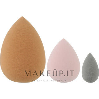 Lussoni Set di spugne 3 pezzi — Set spugne trucco