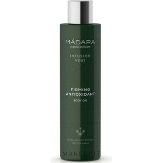 Aceite corporal reafirmante antioxidante Mádara Infusion Vert 200 ml 