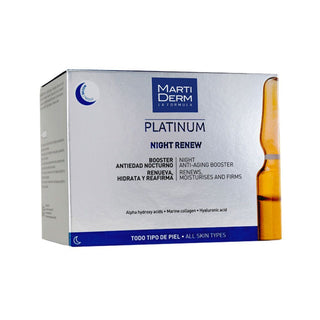 Martiderm Platinum Night Renew 10 fiale 2 ml — Siero notturno
