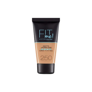 Foundation Maybelline Fit Me Matte Poreless 250 Sun Beige 