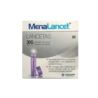 Menalancet 30g 50 Lancetas 