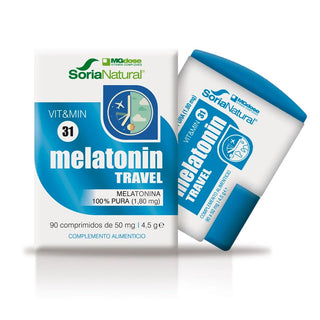 Mgdose Vit y Min 31 Melatonina de viaje 90 X 50 Mg 