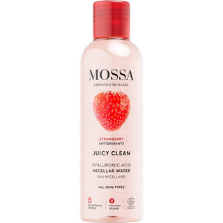 Mossa Cosmetics Juicy Acqua Micellare Fragola Acido Ialuronico 50ml — Acqua micellare