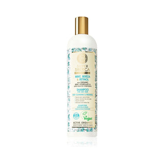 Natura Siberica Menta Betulla Retinolo Shampoo Professionale Capelli Grassi 400 ml — Shampoo