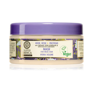 Mascarilla capilar Natura Siberica con pino rosa y proteínas para cabello débil 400 ml 