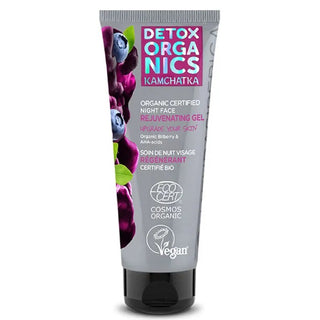 Gel rejuvenecedor facial de noche certificado ecológico Kamchatka Natura Siberica 75 ml 