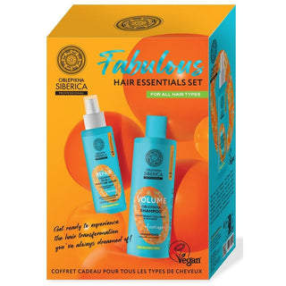 Natura Siberica Volume Repair Gift Set: Champú para todo tipo de cabello 200 ml y Acondicionador 200 ml 