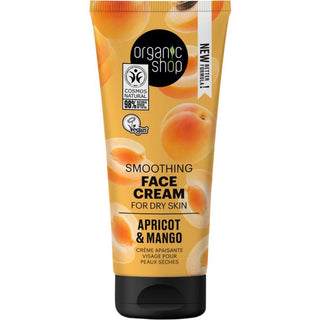 Natura Siberica Organic Shop Crema facial alisadora de Albaricoque para Piel Seca 50ml 