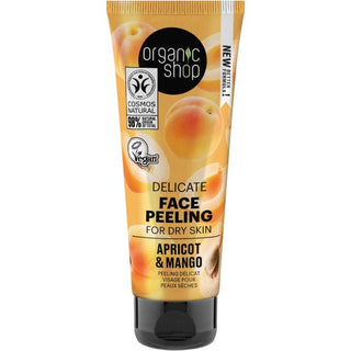 Natura Siberica Organic Shop Peeling Delicato Viso Albicocca Pelle Secca 75 ml — Peeling viso