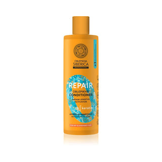 Natura siberica Balsamo riparatore cheratina capelli secchi 400ml — Balsamo capelli