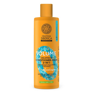Natura siberica Oblepikha Volume Collagen 2in1 Maschera condizionante 400ml — Maschera capelli
