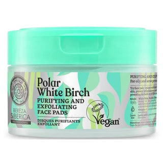 Natura Siberica Dischetti viso purificanti ed esfolianti 20 unità — Dischetti esfolianti
