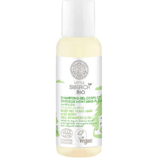 Champú gel para cabello y cuerpo 2 en 1 certificado biológico Natura Siberica Baby No Tears 50 ml 