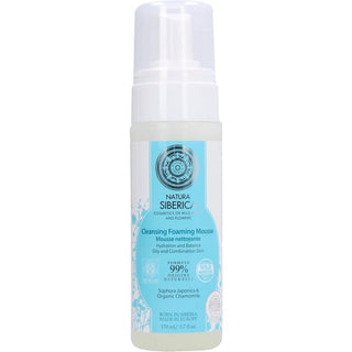 Natura Siberica Espuma Limpiadora Hidratante y Equilibrante para Piel Grasa 170ml 