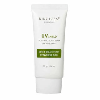 Nine Less Essentials UV Shield SPF 50+ 50g — Crema solare