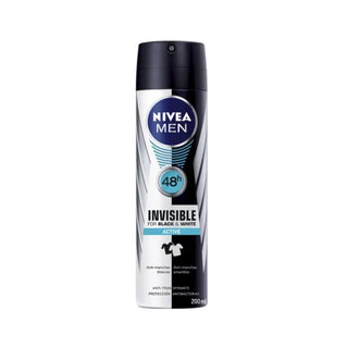 Nivea Men Invisible For Black And White Deodorante Attivo 200 ml — Deodorante spray