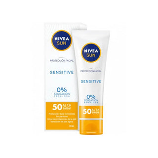 Nivea Sun Viso Sensitive SPF50 50ml — Crema solare viso