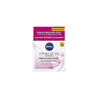 Nivea Crema Giorno Nutriente Idratazione 24h Pelle Secca e Sensibile 50ml — Crema viso
