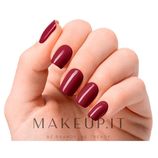 Láminas para uñas de gel rojo sólido Nooves Midnight Rain Premium Luxe, 20 unidades 