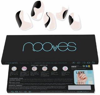 Láminas de gel para uñas Nooves Premium Glam So Twirl, 20 unidades 